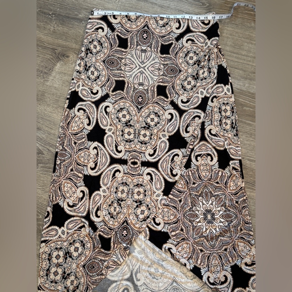 Anthropologie Maeve split front skirt